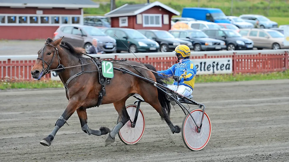 Forssaga – här med kusken Per Gustafsson i sulkyn. Arkivbild: Leif Andersson