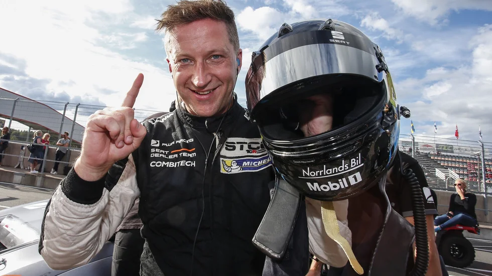 Mästare. Robert Dahlgren har vunnit STCC.