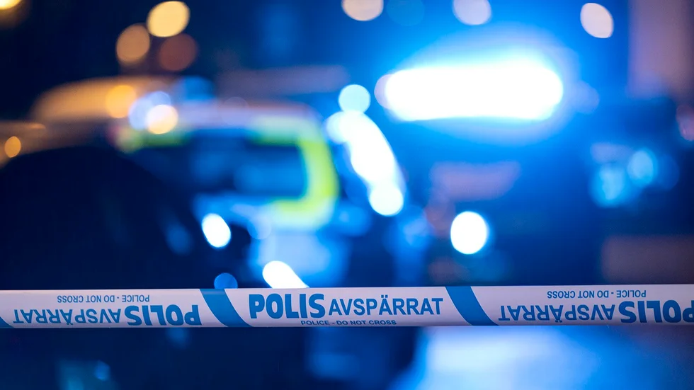 Ett område utanför pizzerian i Årby spärrades av efter larm om höga smällar vid 21-tiden på tisdagen. Bilden är tagen i ett annat sammanhang.