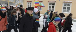 Många deltog i Skellefteå Pride: ”Det är färger och kärlek det handlar om”