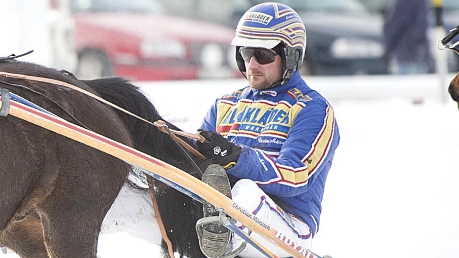 Christian Månsson tog en skrällseger med Ros Svarten.