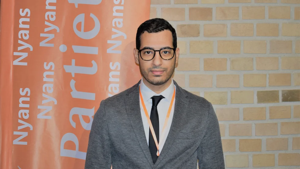 Rami Hussein är partisekreterare i partiet Nyans.