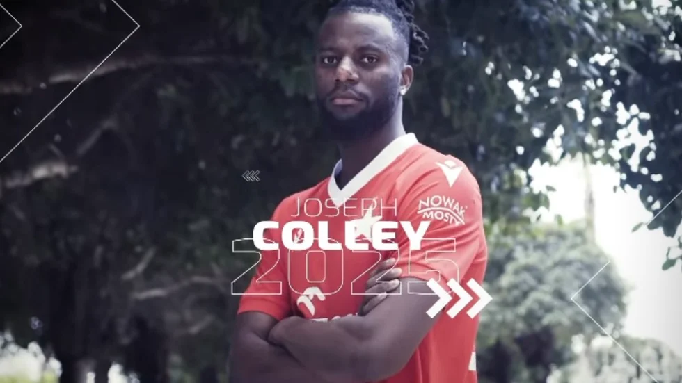 Joseph Colley är klar för Wisla Krakow.
