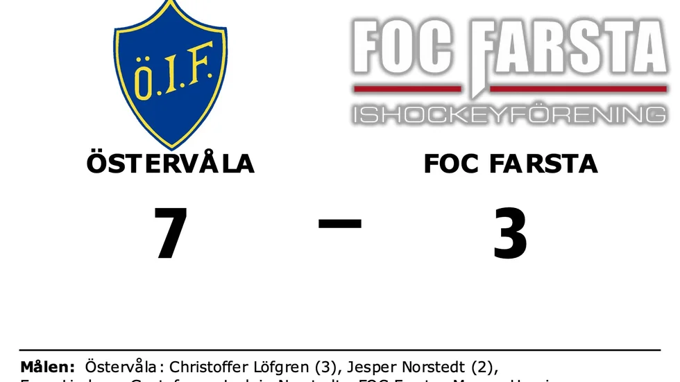 Östervåla IF vann mot FOC Farsta IF