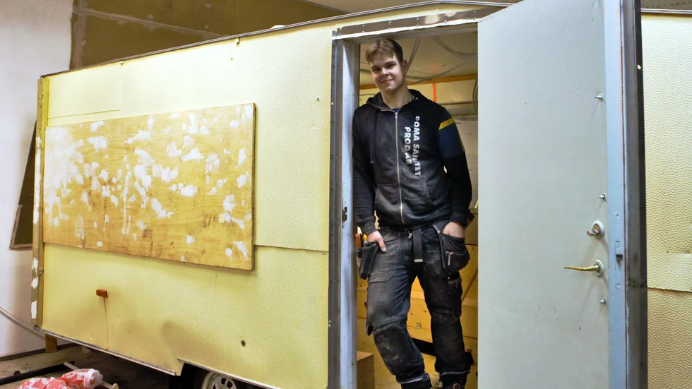 Benjamin Ljungbergs foodtruck ska totalrenoveras innan öppning i april. 