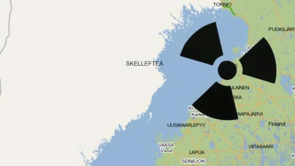 Bara Kvarken skiljer Skellefteå och Pyhäjoki åt. 