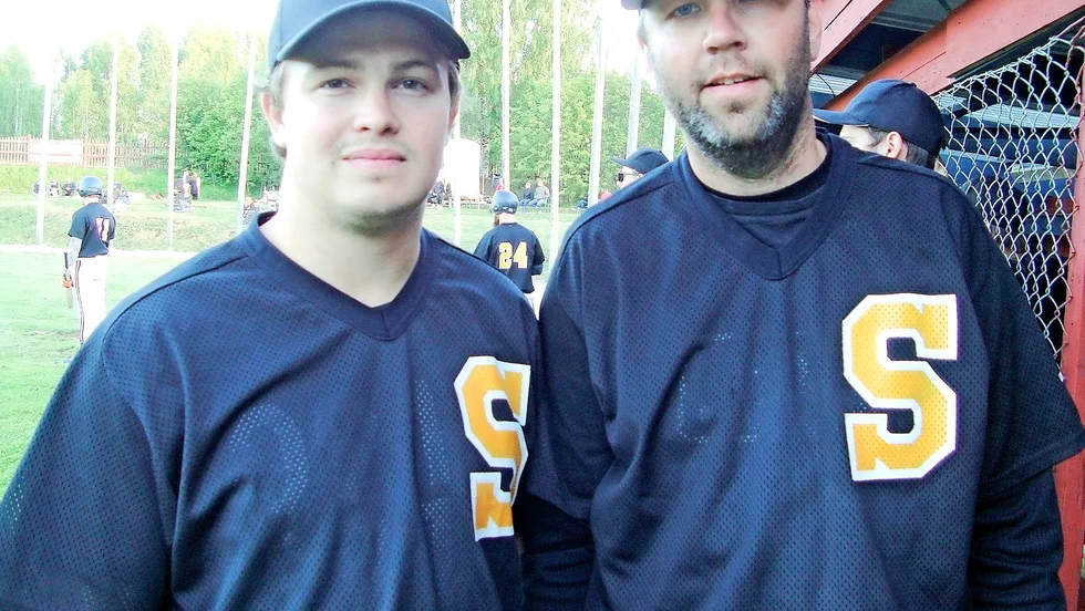 Erik Östlund och Petrus Johansson var topparna i Skellefteå Baseboll.