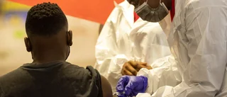 Många ville vaccinera sig i Sydafrika