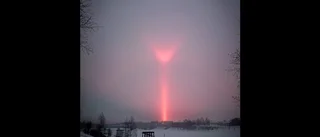 Fascinerande halofenomen på Skelleftehimlen senaste dygnet
