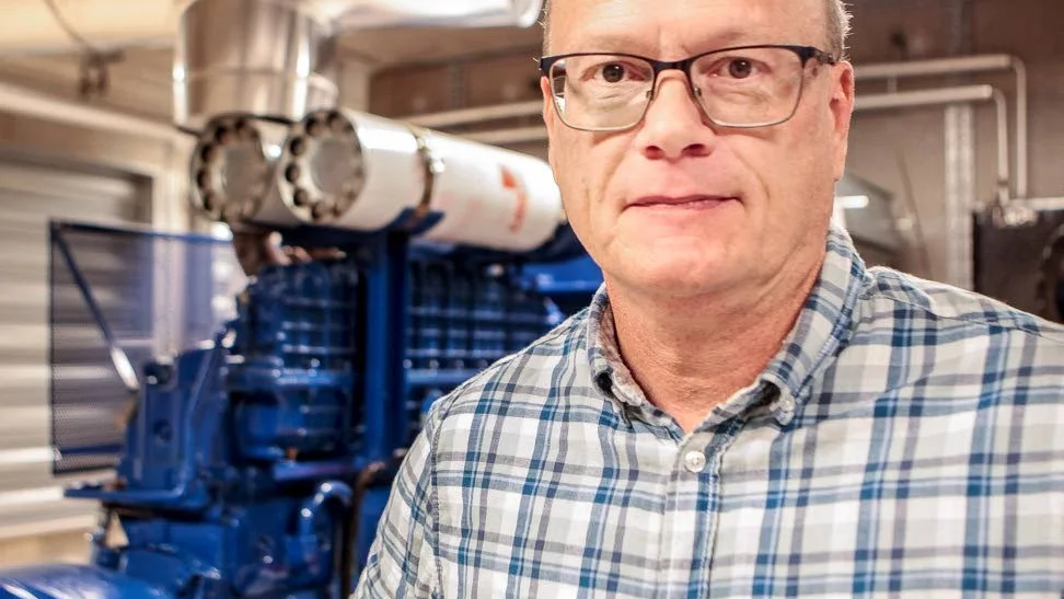 Göran Thomasson är enhetschef vid lasarettets fastighetsservice.