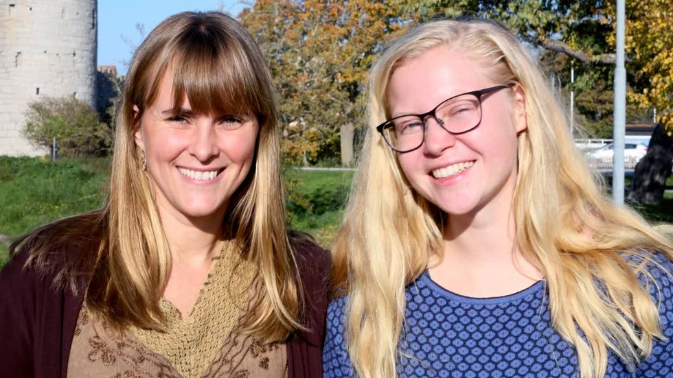Malin Friis och Henriette Bolz är två av administratörerna för Vegan Gotland.