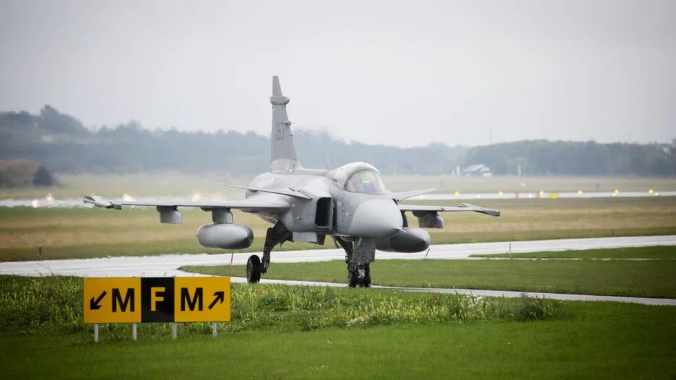Jas Gripen kan stoppas från Gotland.