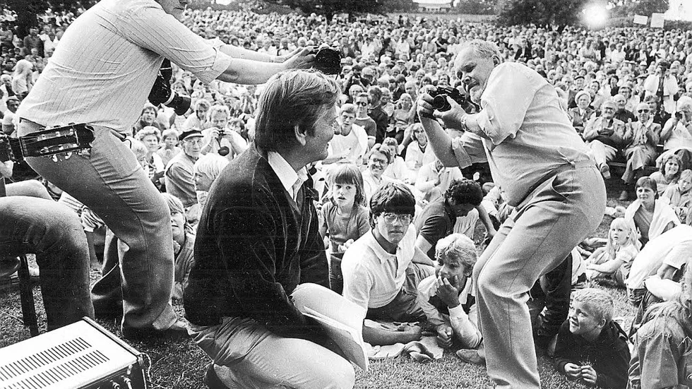 Olof Palme i Almedalen.