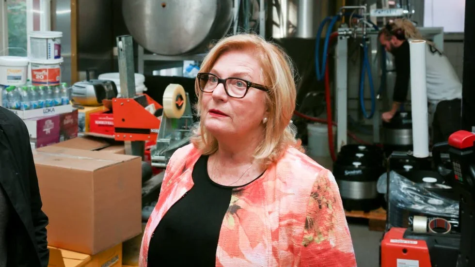 Rose-Marie Hertzman, presschef på Spendrups.