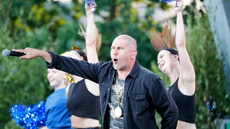 Markoolio på scen i "Allsång på Skansen". Arkivbild.