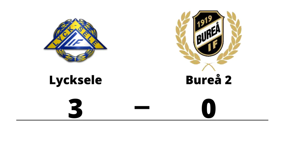 Lycksele IF 2 vann mot Bureå IF 2
