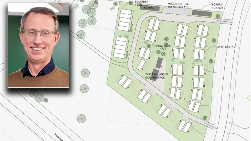 Nytt bostadsområde för studenter.