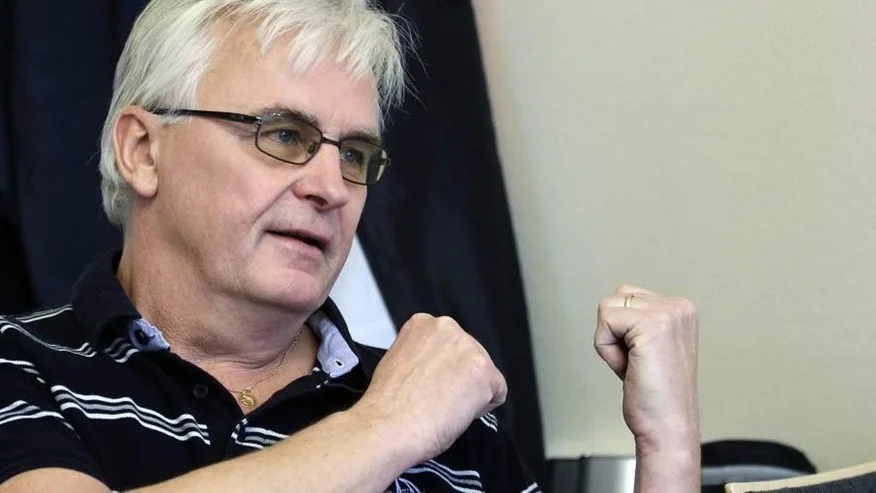 Nya tag för avgående LO:s distrikchef Tommy Gardell. Arkivfoto: Rolf Jönsson.