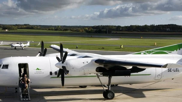 gotlandsflyg skyways visby flygplats