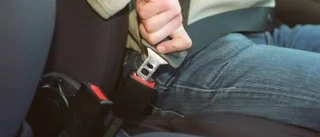 Mycket slarv med bilbältet