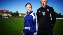 Rutin. Helena Liljeström och Kristian Hederfeld var med förra gången på Rhodos. Nu ska de till att det går ännu bättre på Åland. 
Foto:Simon Paulin
