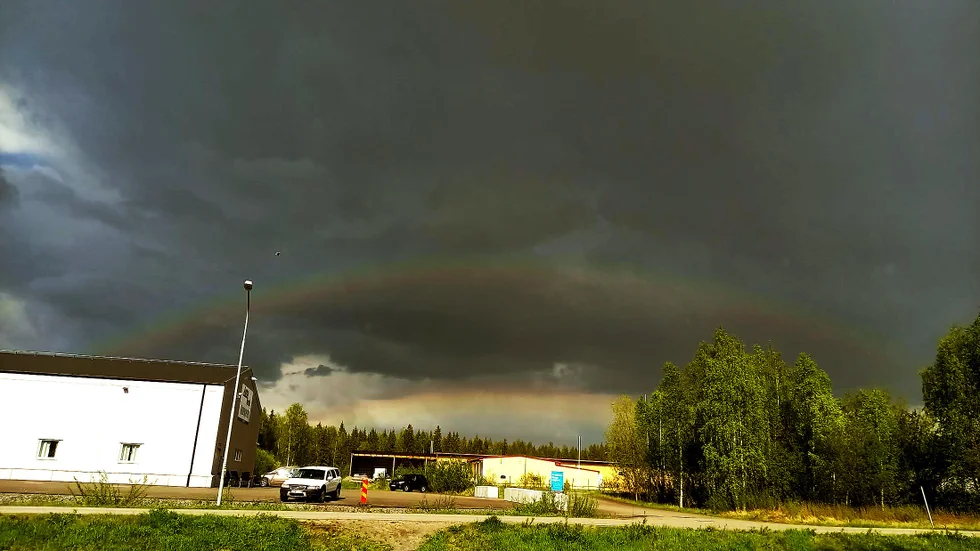 Omväxlande väder i Boden.