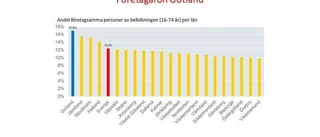 Gotland är företagsammast i landet 2019