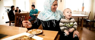 BILDER: Följ med in på asylboendet