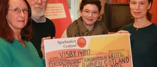 Så mycket ger Romateatern till Rädda barnen