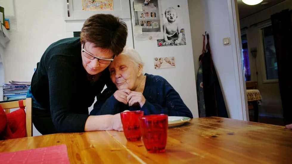 Jane Lindell Ljunggren på demensboendet Hattstugan.