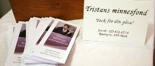 Vännerna samlades för att minnas Tristan