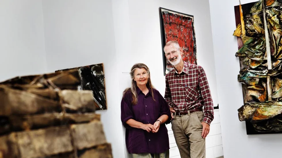 Marita och Jon Jonsson driver Körsbärsgården i Sundre.