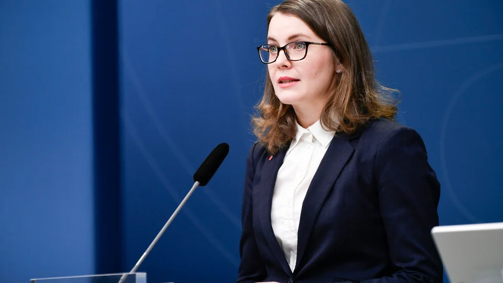 Civilminister Ida Karkiainen tycker inte att myndighetsindelning bara är byråkratiskt. Arkivbild