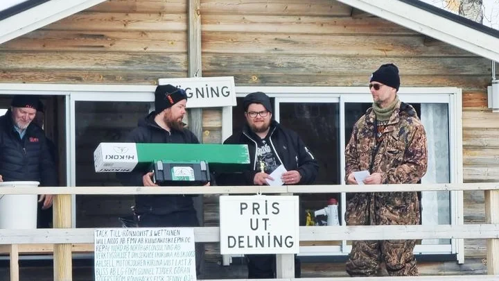 Thomas Keskitalo, Jonas Randelöv och Mikko Rouhianen. Trea, etta respektive tvåa i Saittanappet.

