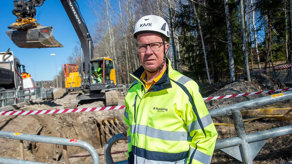 Per Lundgren jobbar som driftchef för vatten och avlopp i Nyköpings kommun. 