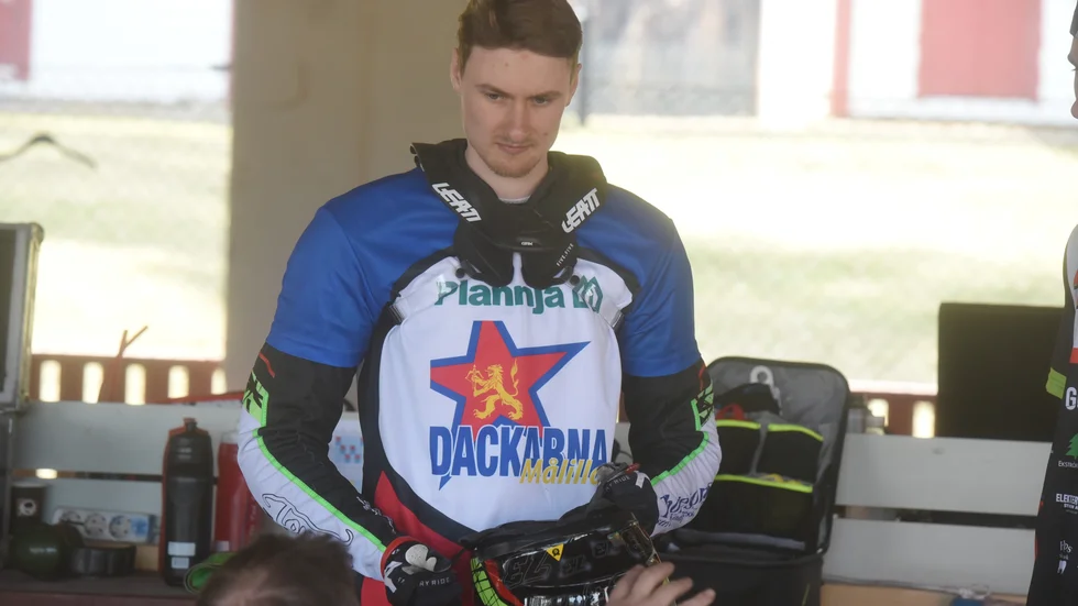 Alexander Woentin kör för Dackarna i lagcupen.