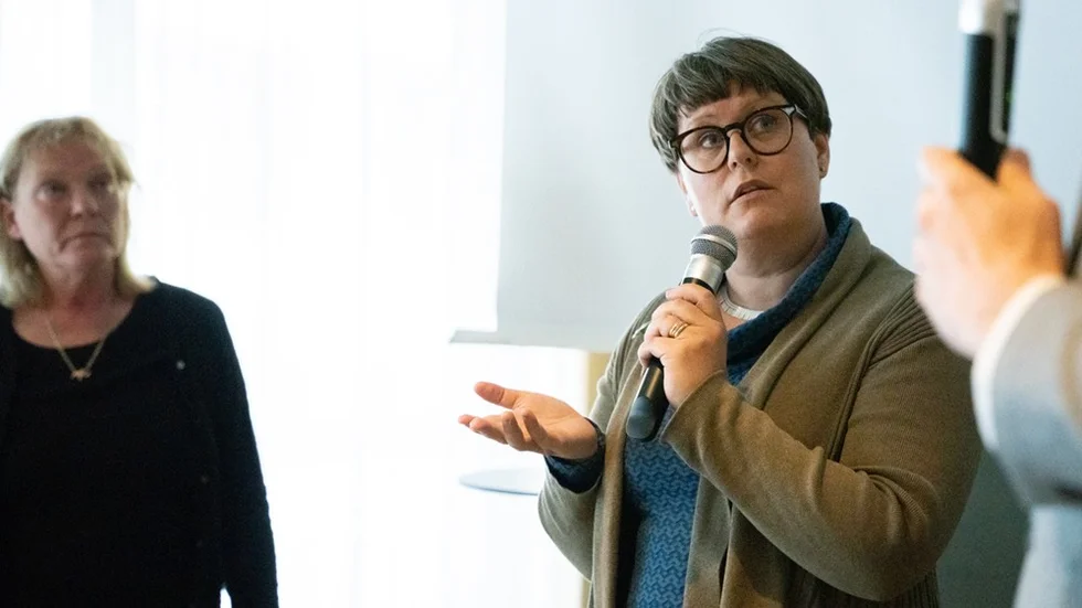 "En el-bil kräver fyra gånger så mycket koppar som andra bilar. Koppar har vi länge tagit fram i Skellefteå men nu behöver vi en otroligt stor mängd", säger Karin Ahnqvist.