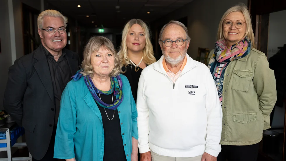 Peppe Bergström Hesselbom, kulturchef för Region Norrbotten, Helene Lindberg, Lindbergs Konst & Ram, Veronika Johansson, kommunikationschef för Galären, Berndt Tiberg, Autumn Leaves Communication, och Marie Karlsson Tåhlin, projektledare för arkitektur och design på Galären.