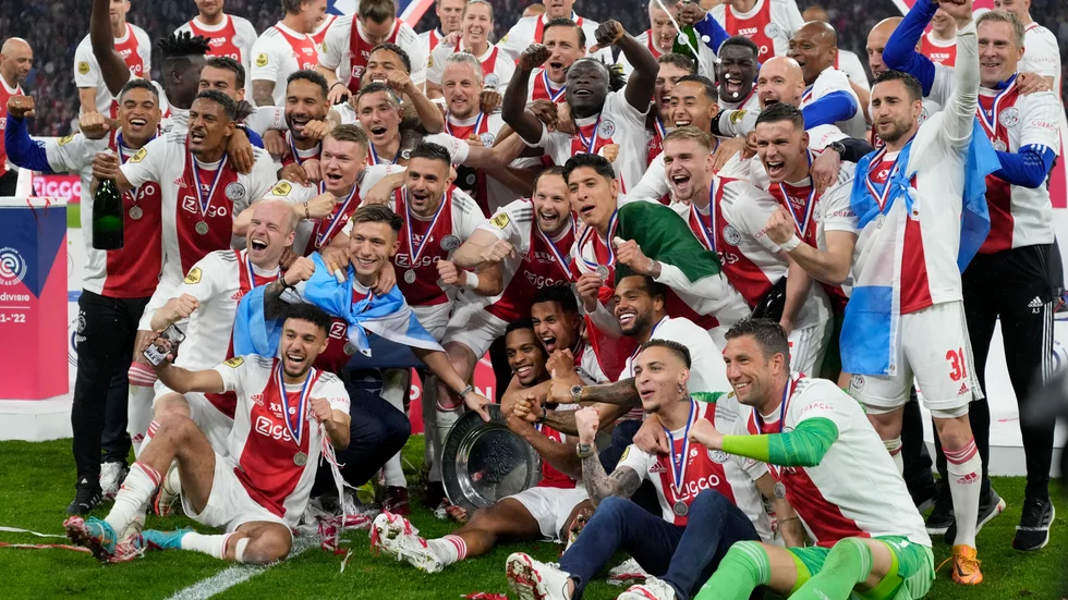 Ajax är ligamästare för tredje gången i rad.