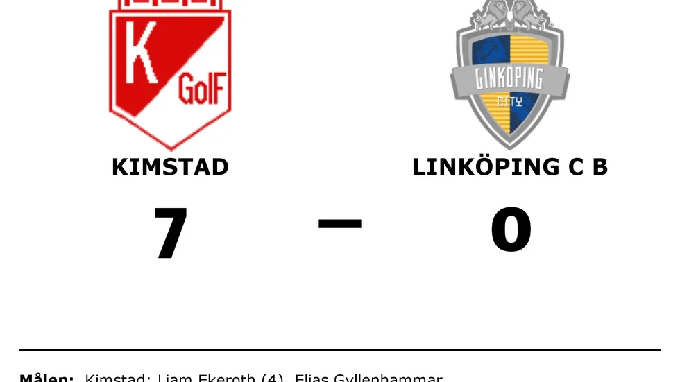Kimstad GoIF vann mot FC Linköping City B
