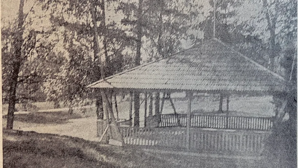 En bild på hur det såg ut i Tivoliområdet på Norr innan man valde att flytta dansbanan till Folkets park. Gammal bild lånad av Jakob Perman som publicerades i Kuriren 2 juni 1972. 
