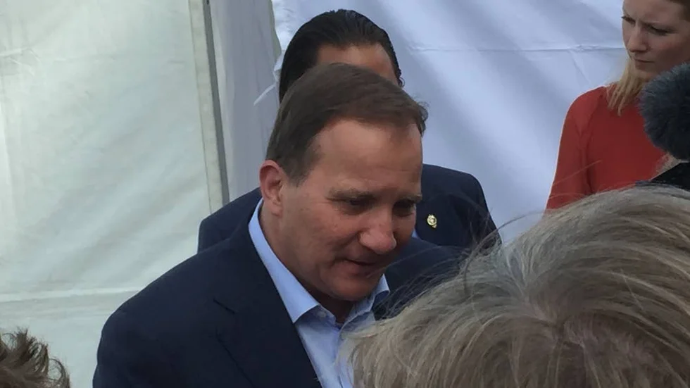 Statsminister Stefan Löfven. Tisdagen i Almedalen var Socialdemokraternas dag.