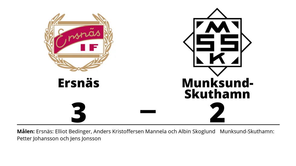 Ersnäs IF vann mot Munksund/Skuthamns SK