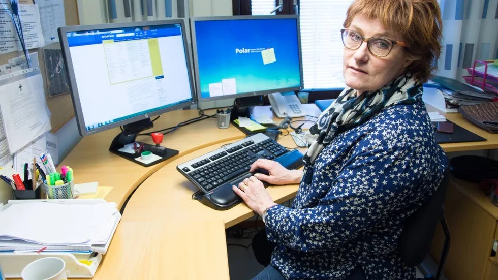 Det är här, från som Karin Markabergs skrivbord, som alla grova brott styrs.