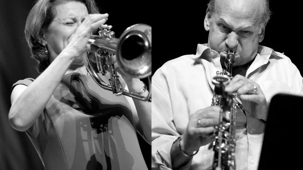 Jazzprofiler. En svensk och en amerikansk jazzprofil. Ann-Sofi Söderqvist och Dave Liebman under konserter i Luleå.