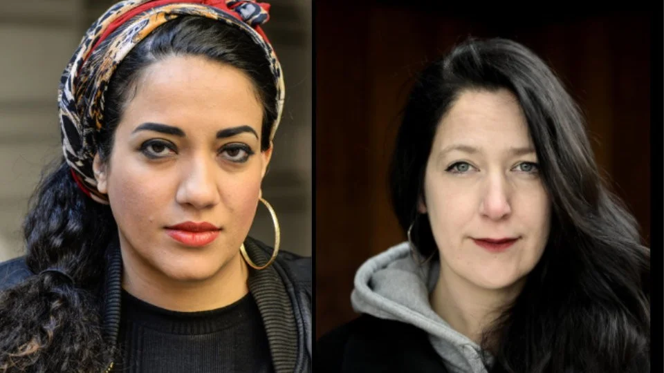 Athena Farrokhzad (vänster) och Ida Linde tar över litteraturscenen på Kulturhuset Stadsteatern i Stockholm. Arkivbilder.