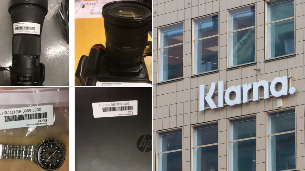 32-åringens blåsning mot Klarna som slutar med åtal och rättegång om grovt bedrägeri. Miljardbolaget begär 4,1 miljoner kronor i skadestånd och det finns ett beslut om kvarstad. Därför har värdeföremål – klockor, kameror, dator och liknande – tagits i kvarstad inför den rättsliga prövningen.