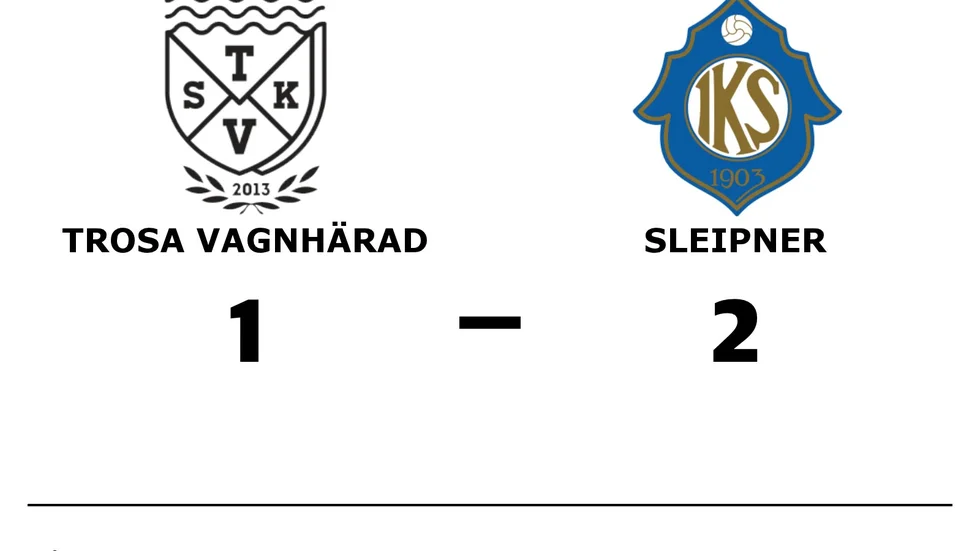 Trosa-Vagnhärad SK förlorade mot IK Sleipner