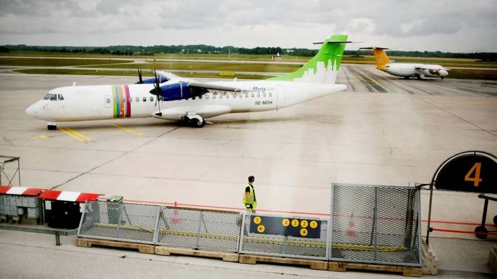 Nya höjder. Hela 3800 passagerare åkte via Visby flygplats under torsdagen.