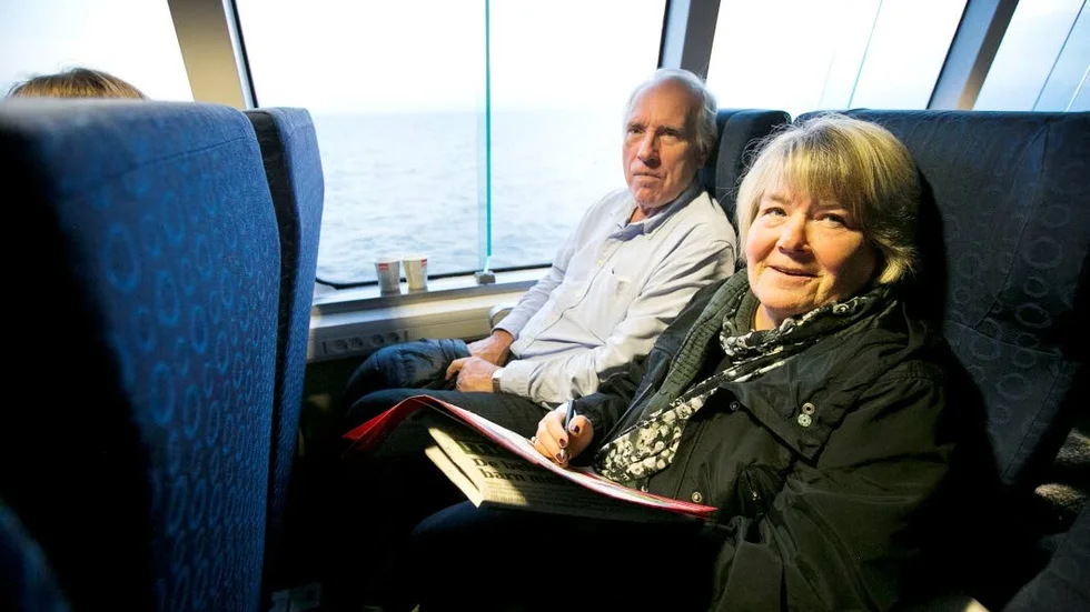 Benny Lindgren och Irene Jonsson var två av premiärgästerna.